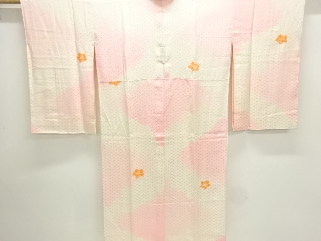 絞り花模様長襦袢